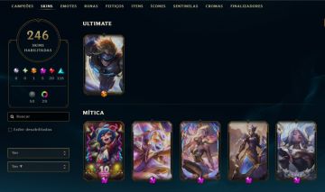 CONTA LOL 200+ SKINS LOW ELO