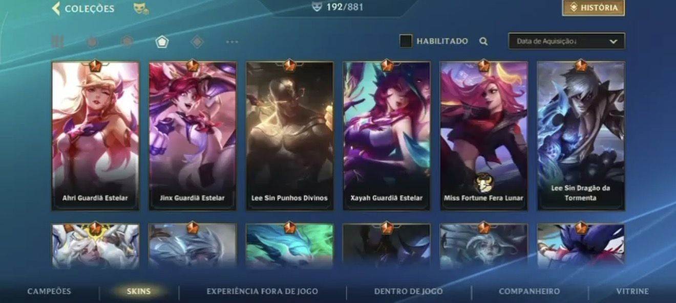 Conta Wild rift com Lux prestígio e Yasuo prestigio