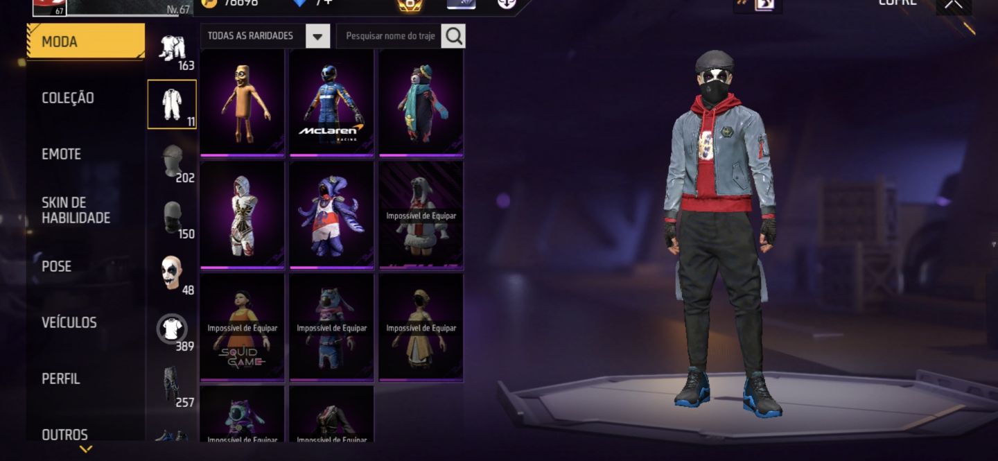 Conta com 2 punho gemada