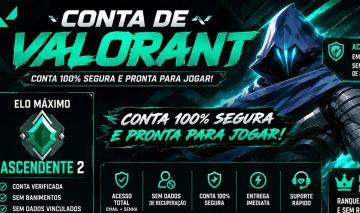 Duas contas de valorant uma ex ascendente e outra ex diamante