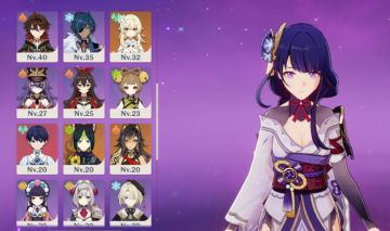 Conta Genshin Impact nivel 41+ personagens 5 estrelas