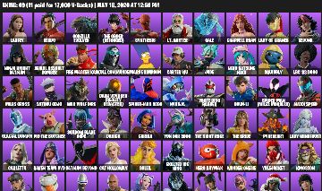 Conta Fortnite 69 Skins | Chun-Li, Gojo, Miles Morales
