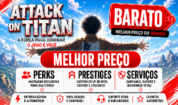 PROMOÇÃO! (ITENS, SERVIÇOS, PERKS, PRESTIGES) Attack on Titan Revolution (AOTR)