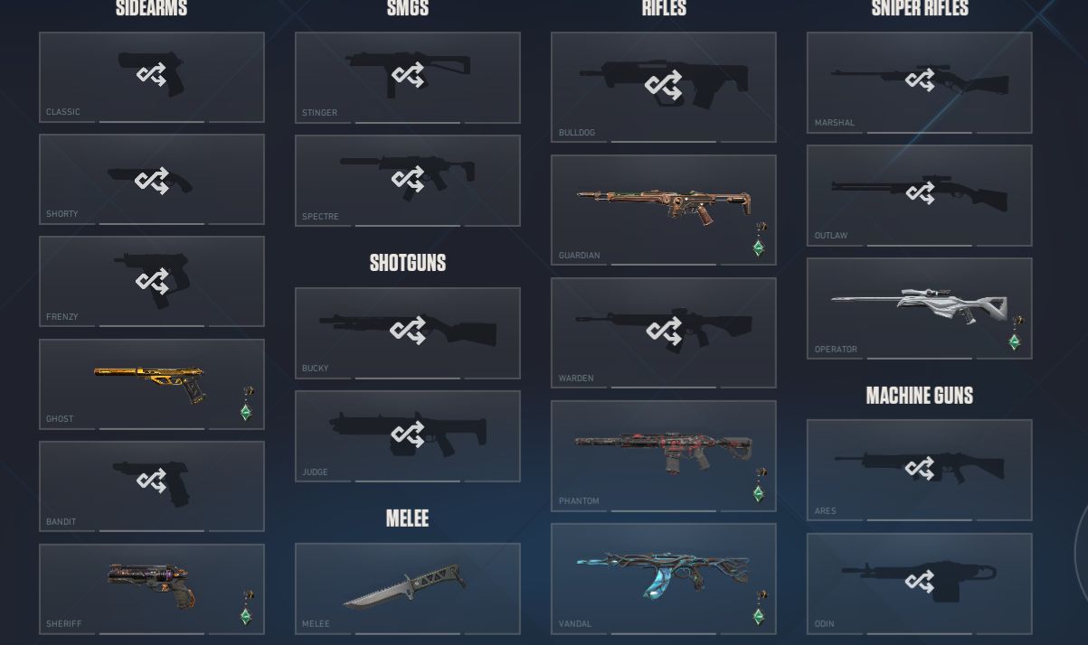 CONTA VALORANT MUITO BARATA COM MUITAS SKINS