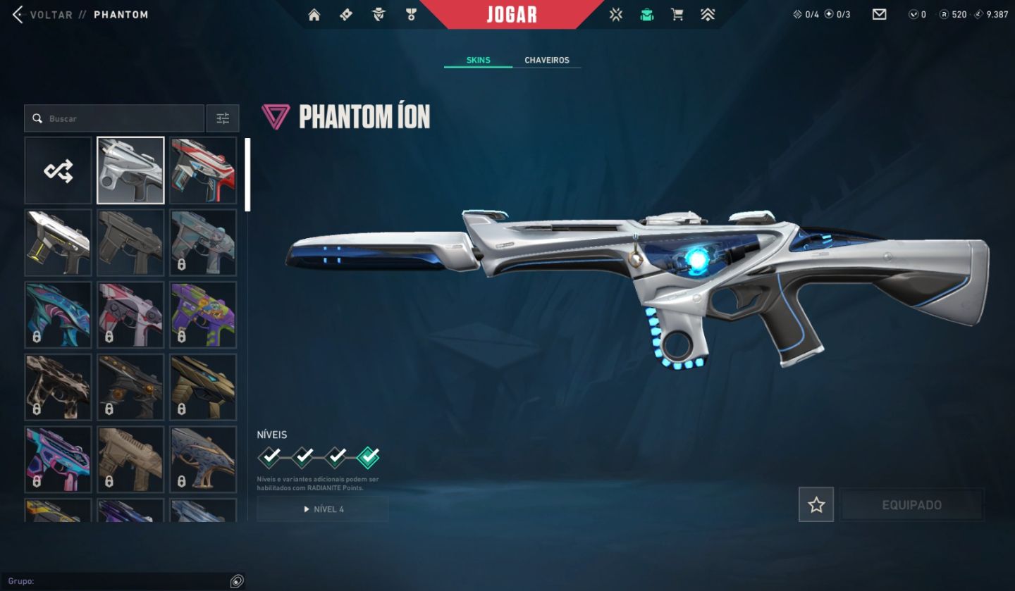 Conta Riot Valorant com skins de Vandal, Phantom, Awp, Faca e alguns passe, lol