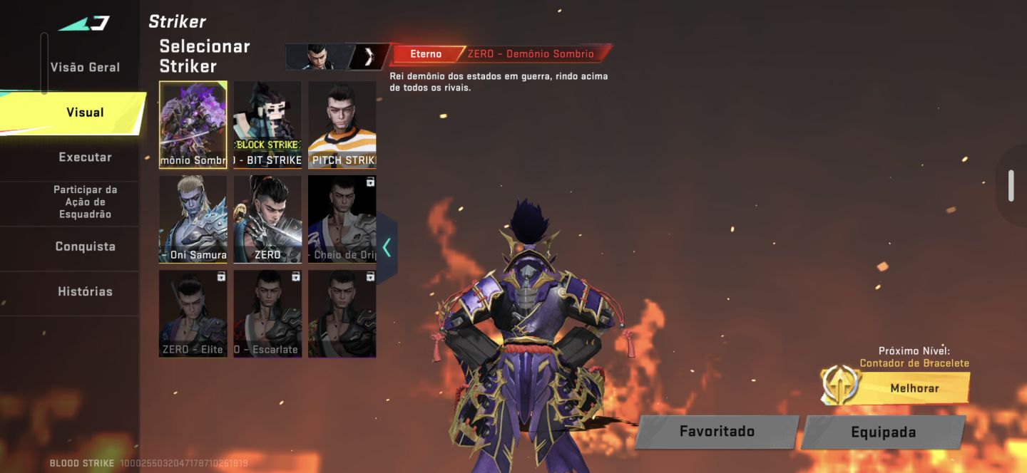 Conta de blood strike gemada e com skin eterna do zero