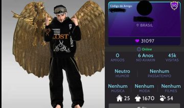 CONTA DE AVAKIN LIFE MASCULINO (BASTANTE ITENS RAROS E CROWNS)