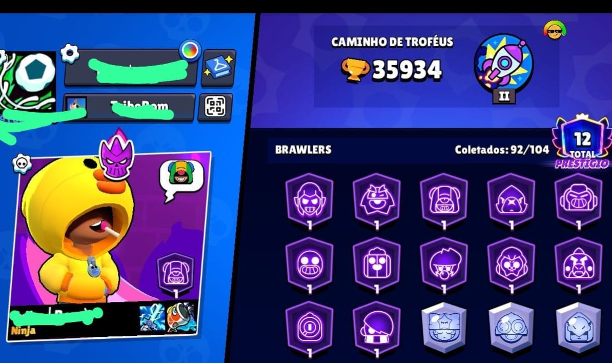 Conta de Brawl Stars toppp!!!!