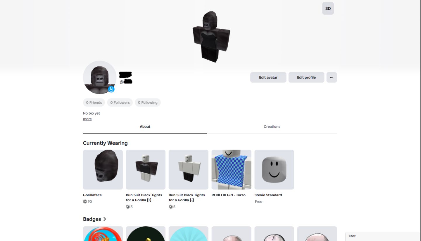 CONTA DE ROBLOX 4C RARA