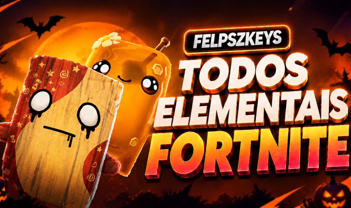 TODOS ELEMENTAIS DO FORTNITE - NOVOS ELEMENTAIS! - [SALGUEIRO - MEL ] [PROMOÇÃO]