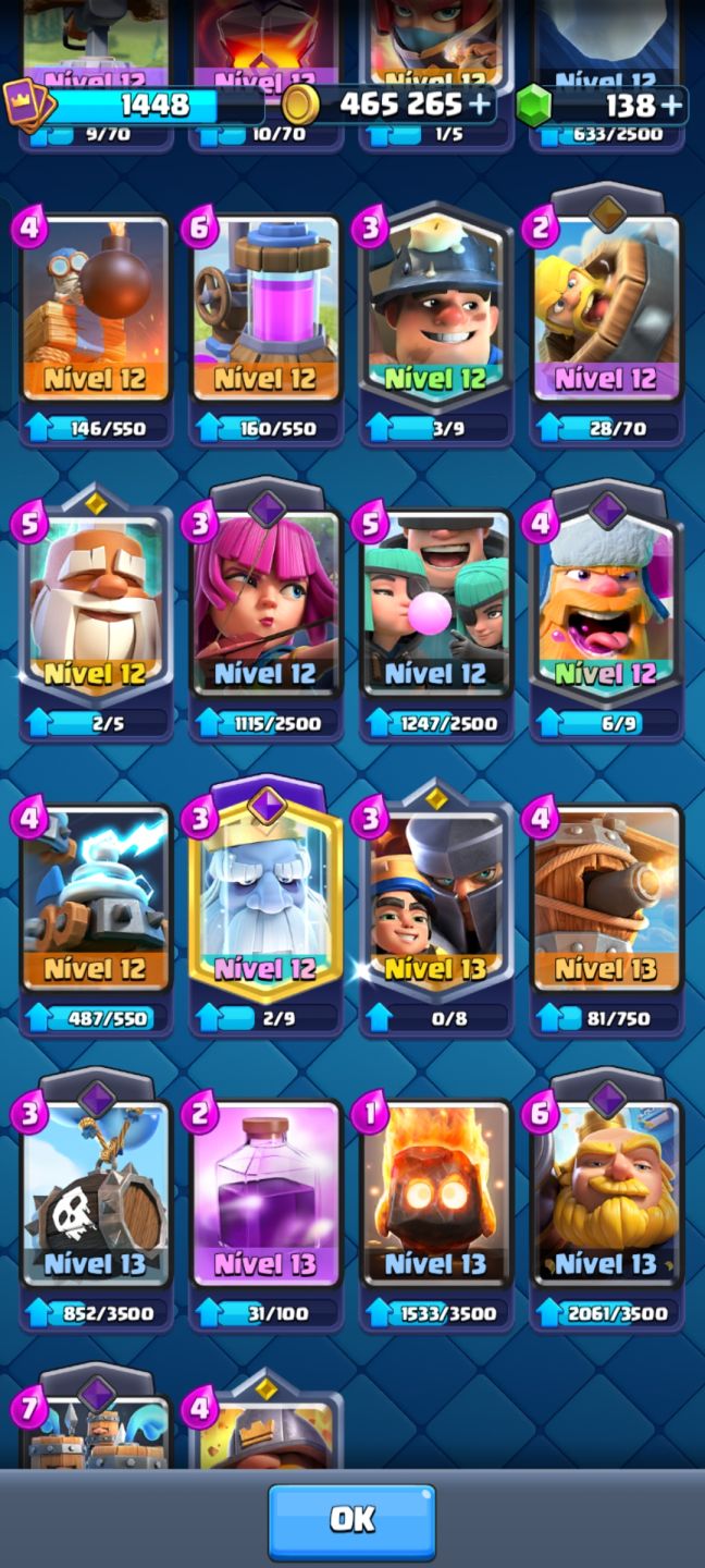 CONTA CLASH ROYALE 10.5K DE TROFÉUS