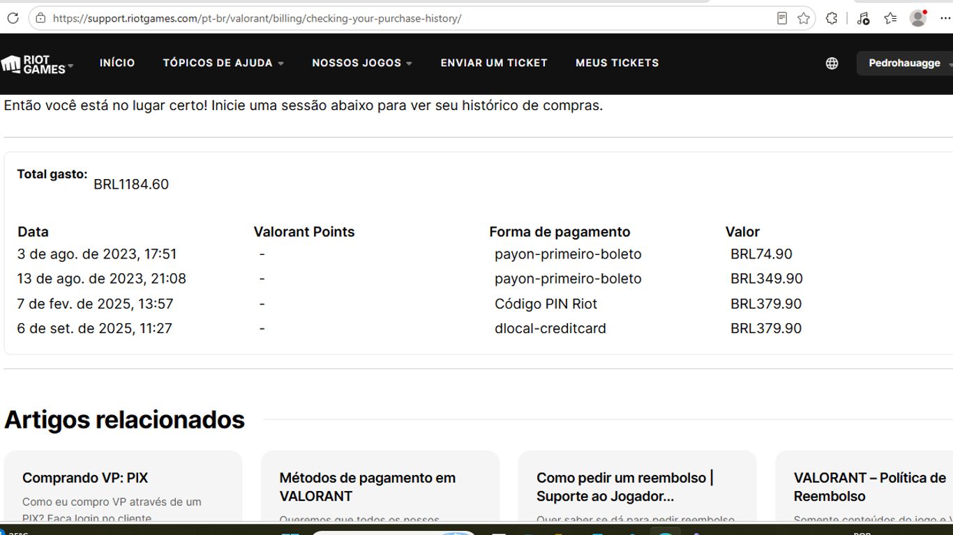CONTA VALORANT | DONO ORIGINAL | COLEÇÃO DE SKINS