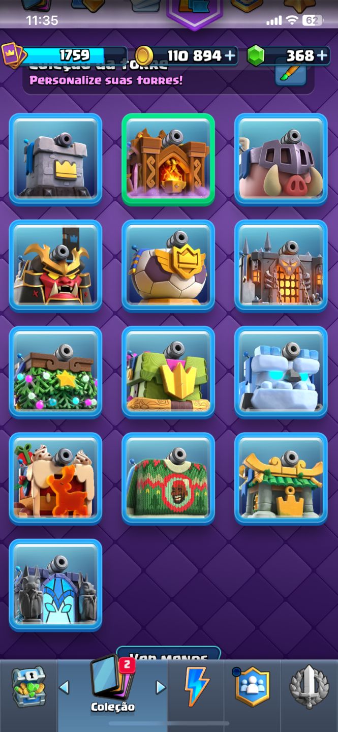 CONTA CLASH 5 ANOS + CARTAS FULL