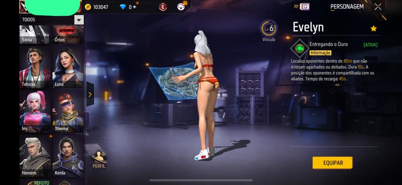 CONTA FREE FIRE GEMADA LVL 64