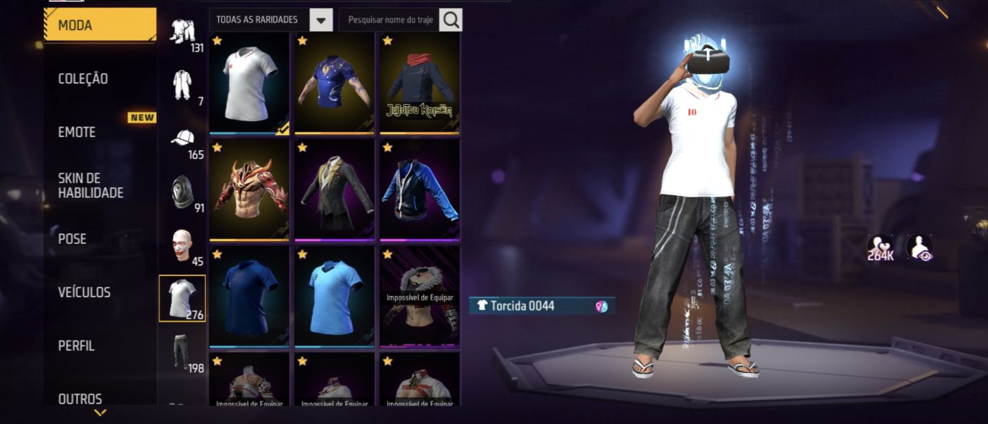 CONTA PARA NÃO INICIAR DO ZERO COM ITENS TOPS!