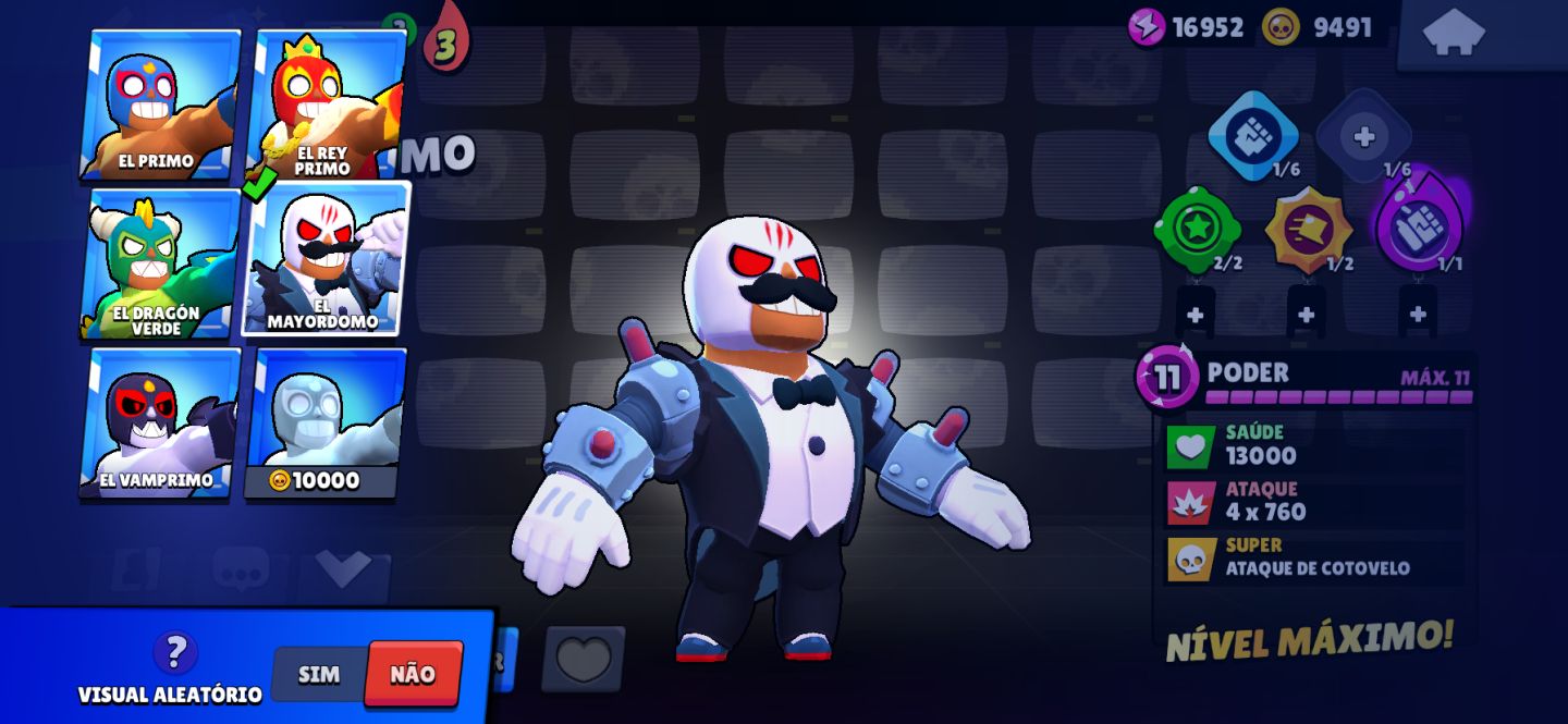 CONTA BRAWL STARS 25K TROFÉUS | 75 Brawlers