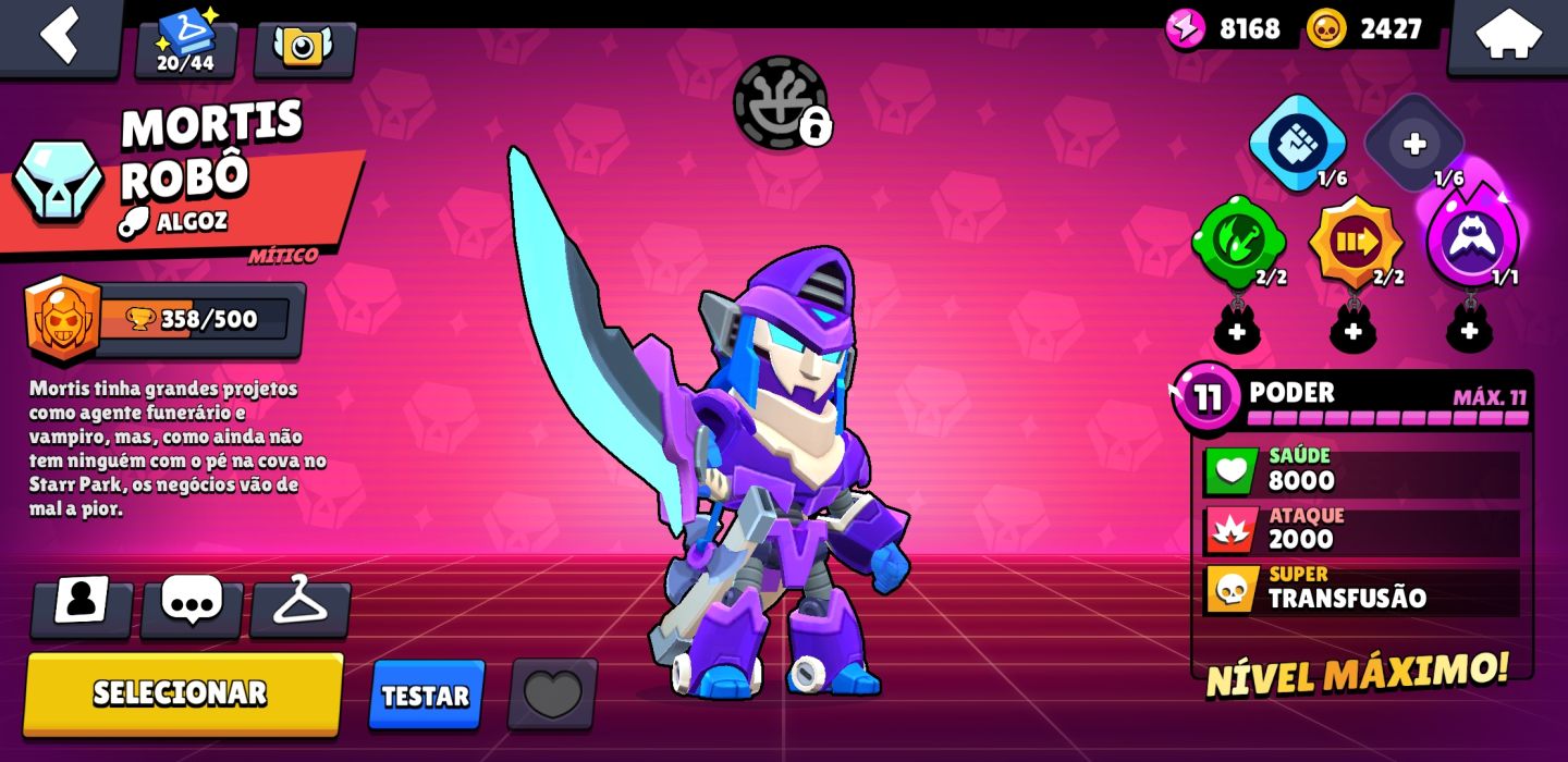 CONTA BRAWL 4K TROFEUS/50 +BRAWLERS/ QUANTIDADE RAZOAVEL DE SKINS