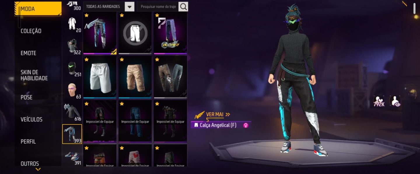 Conta de free fire com mais de 7 anos Muito rara Lvl 73, 9k Like, Arma Evolutiva
