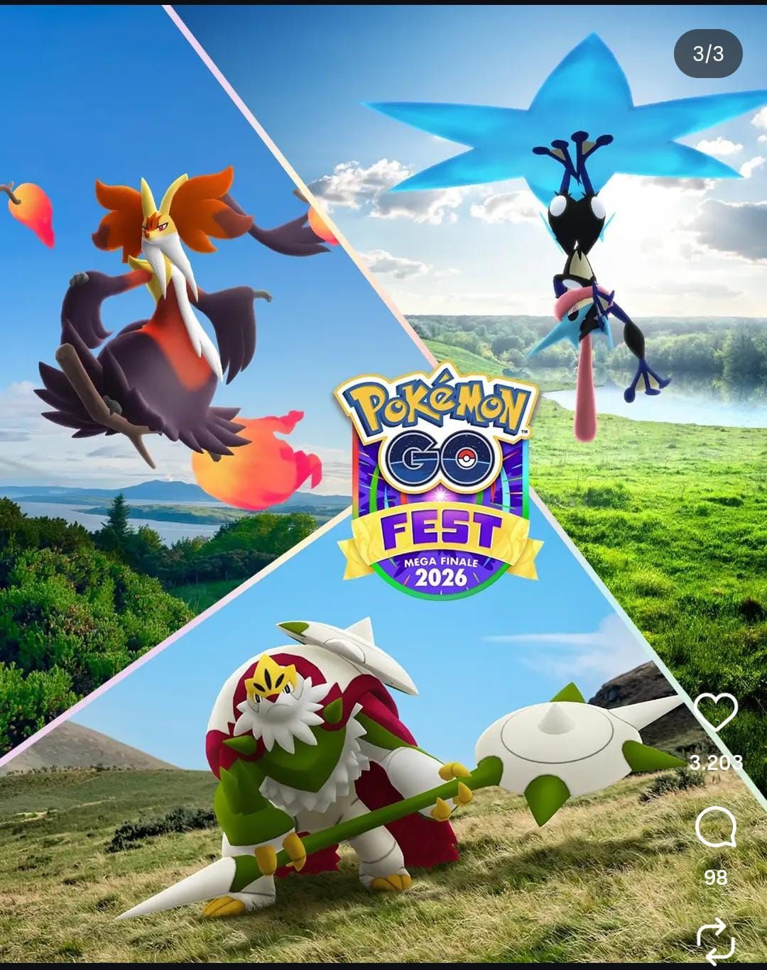 Serviços de Pokémon go para o dia da mega Raid
