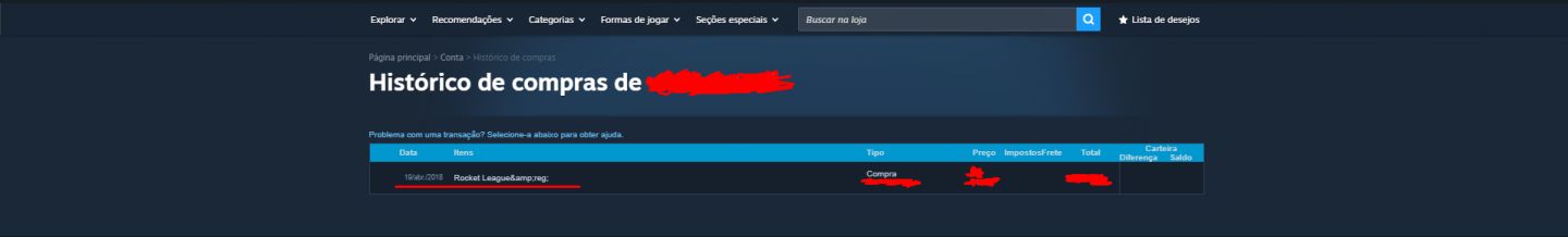 Conta Rocket League Steam - (RARIDADE)