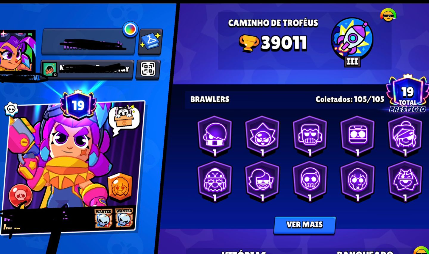 Conta Brawl Stars top