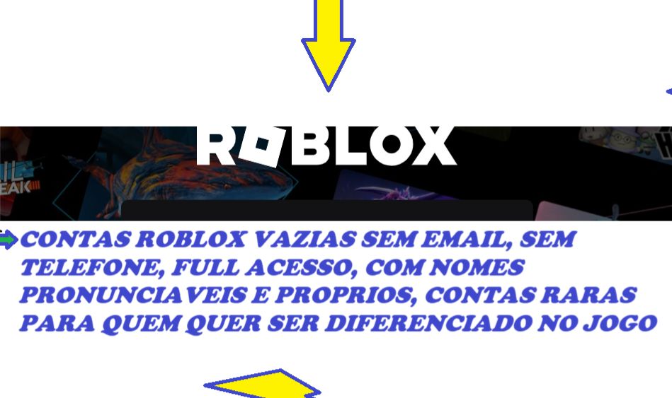 CONTAS ROBLOX VAZIAS COM NOMES PROPRIOS PRONUNCIAVEIS É RARIDADE. PROMOCAO RARA.