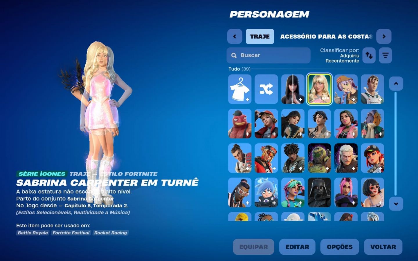 Conta fortnite com 30 skins + epic games com 53 jogos. PREÇO NEGOCIÁVEL!