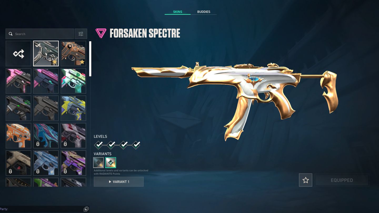Conta Valorant - Diversas Skins - Chaveiro Immortal