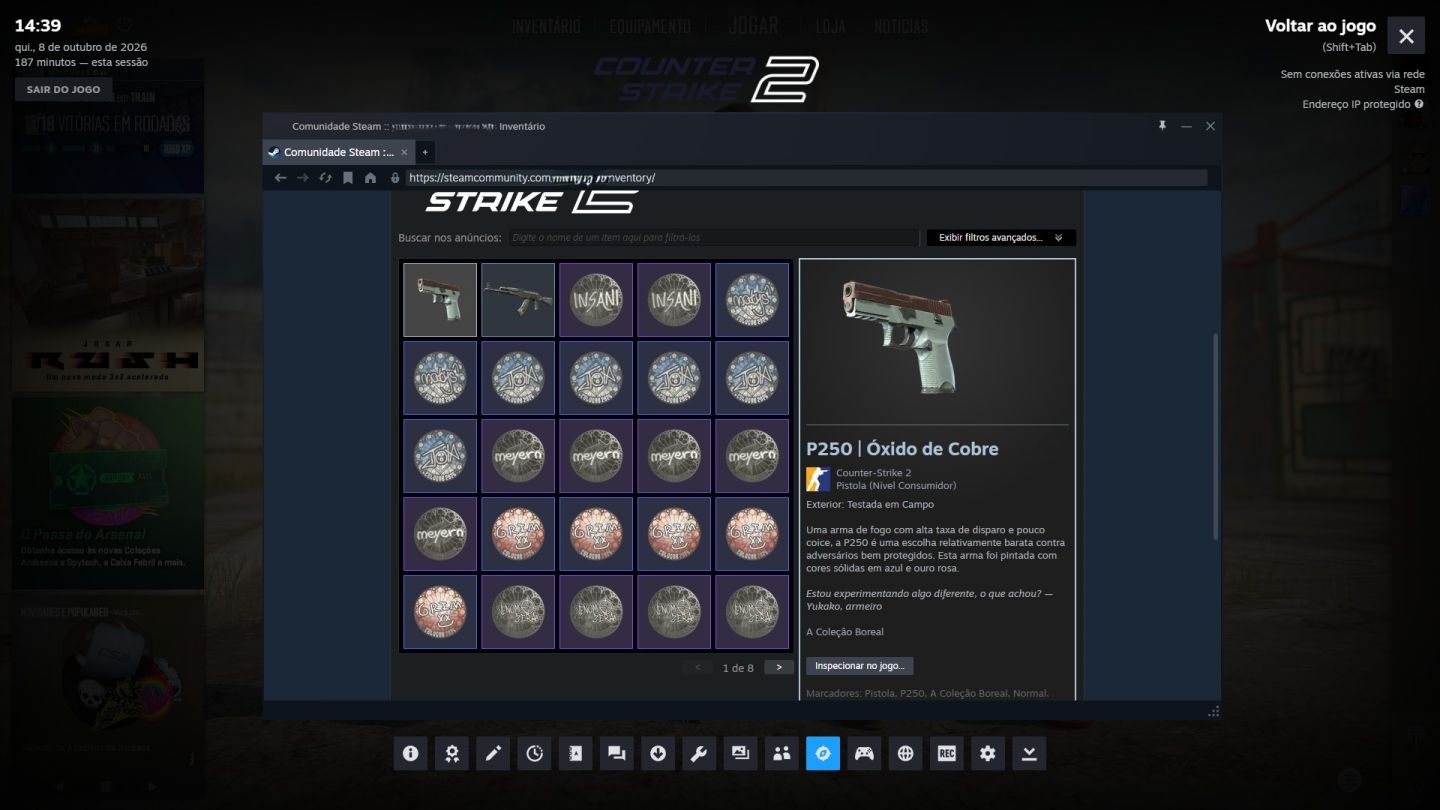 CONTA CS2 PRONTA PARA MAIN | 4 MEDALHAS | +125 VITÓRIAS NA TEMPORADA
