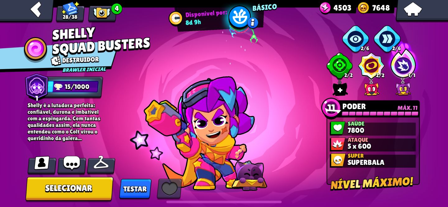 Conta de brawl stars criada em 2018