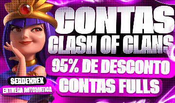 95% DE DESCONTO, CLASH OF CLANS, TODOS OS CVS, 9,10,11,12,13,14,15,16, PROMOÇAO!