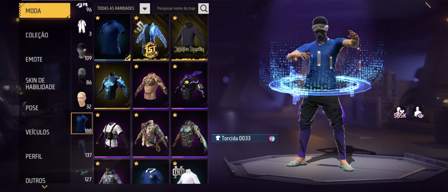 Conta Free Fire prime 6