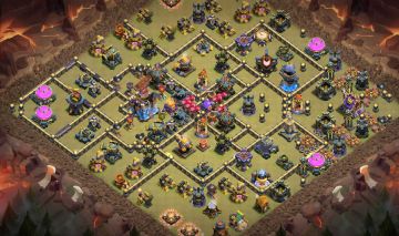 CONTA CLASH OF CLANS CV18 PRATICAMENTE FULL!