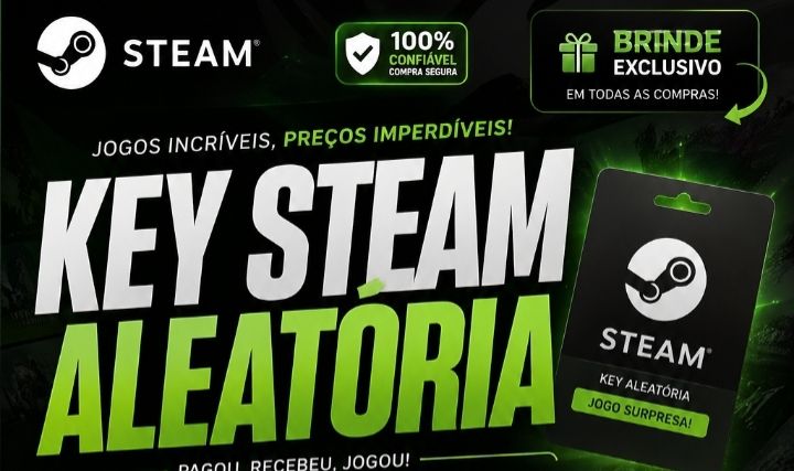 Steam Keys Aleatória (Pacotes!)