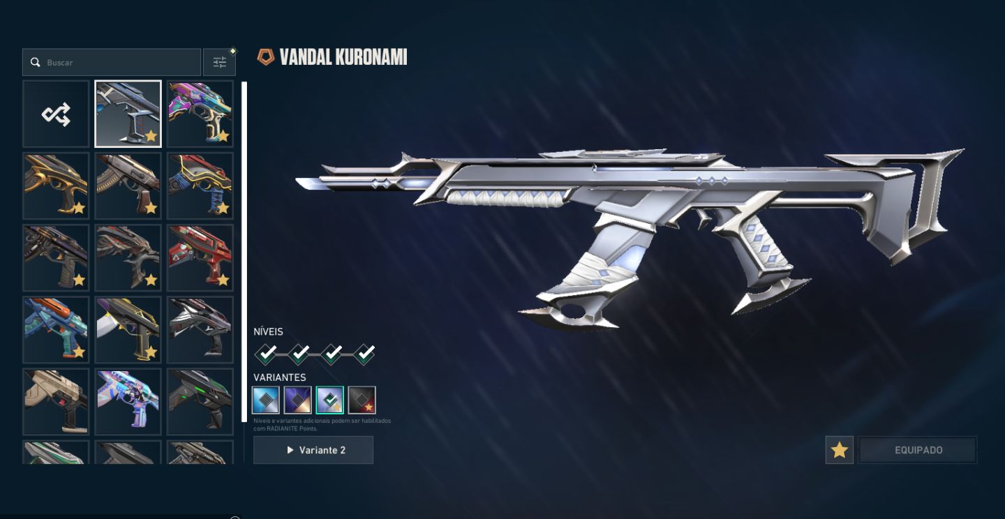 Conta Valorant com Skins - Lvl 314 quase R$3 MIL GASTOS - Ascendente