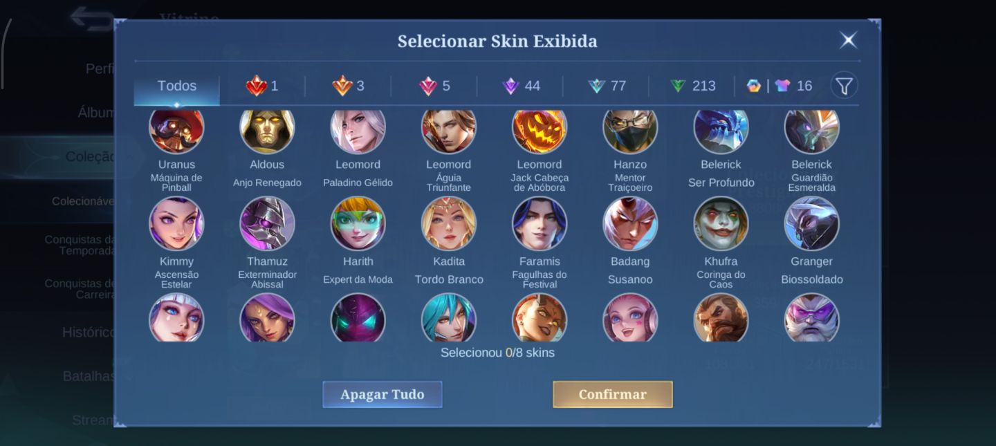 Conta Mobile Legends