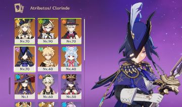 GENSHIN NaviaC1+bis, Clorinde, Lyney, Emilie, Signwere+bis e+