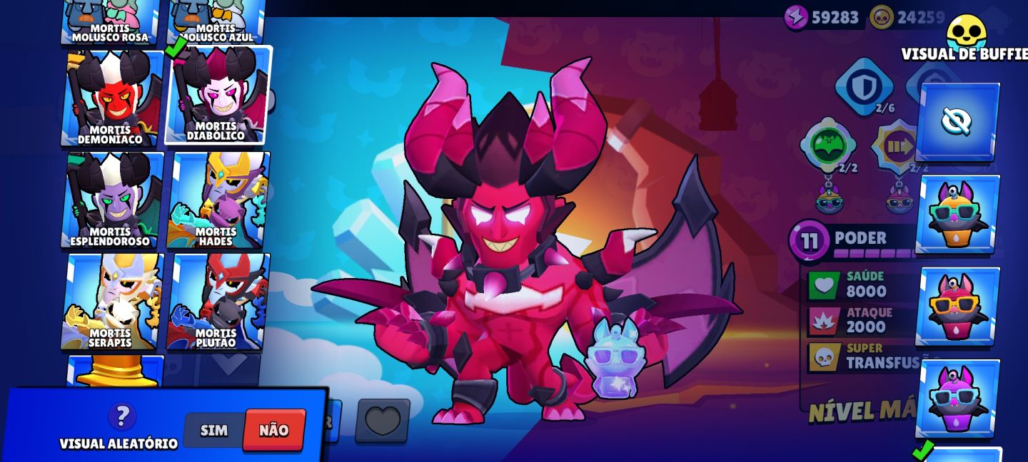 CONTA DE BRAWL STARS ANTIGA E MUITO GEMADA