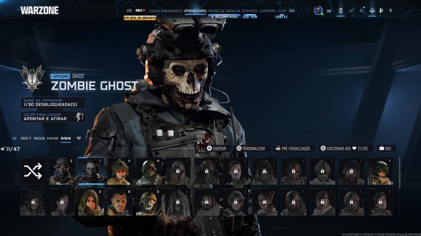 Conta warzone
