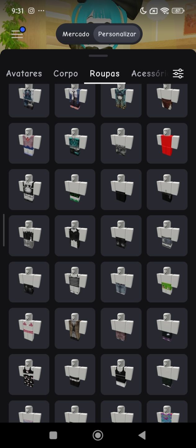 Conta de roblox