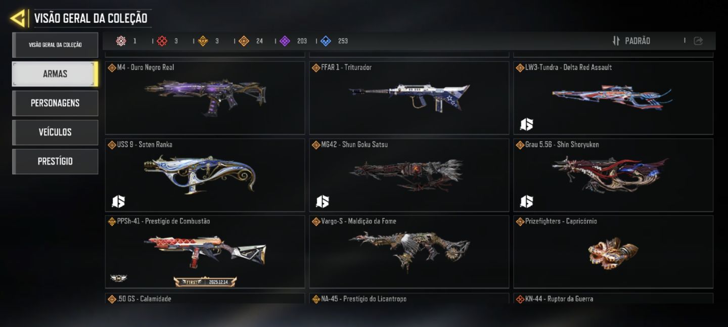 Conta: Call of duty. Mobile