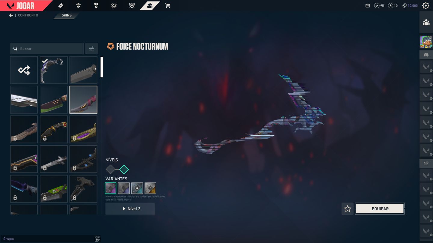 CONTA VALORANT COM AS SKINS MAIS DESEJADAS DO GAME