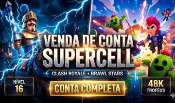 SUPERCELL ID: Clash Royale Nv16 (24 Evos) + Brawl Stars 48K (96/103 Brawlers)