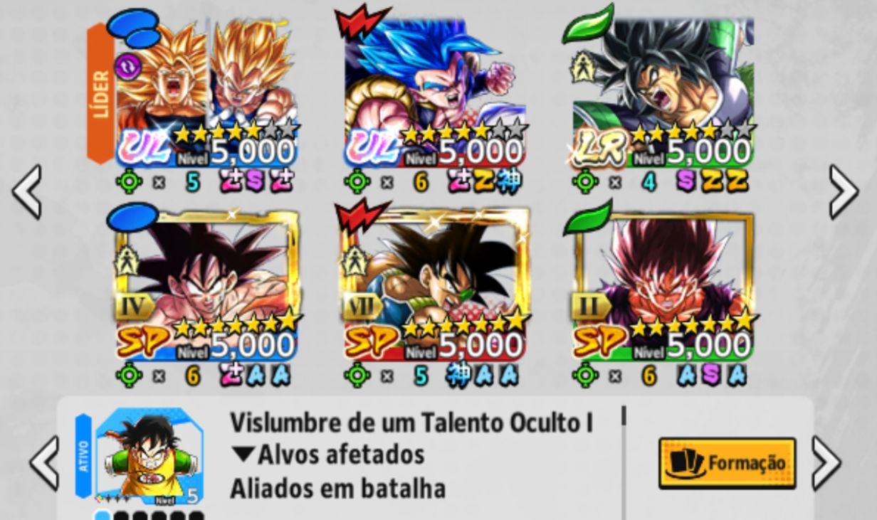 DB LEGENDS - CONTA COMPETITIVA, 5 META E MUITO POTENCIAL!