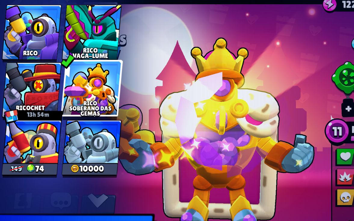 Conta Brawl stars 53 brawlers