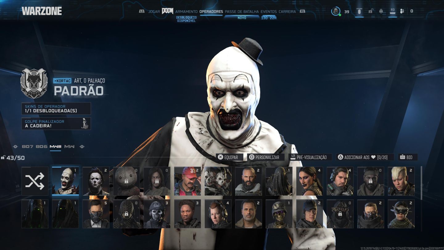 Conta com the boys, art o palhaço, snoop doog, blackecell e muito mais!