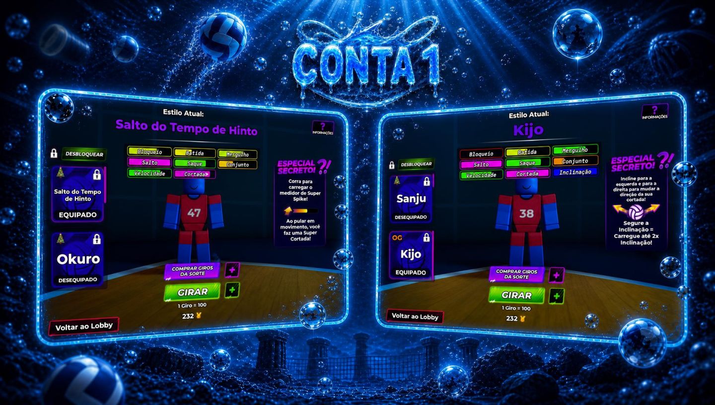 CONTAS VOLLEYBALL LEGENDS | MAMORI + TSH + TSK + KIJO + HIDARI + KAZANA + AKARI