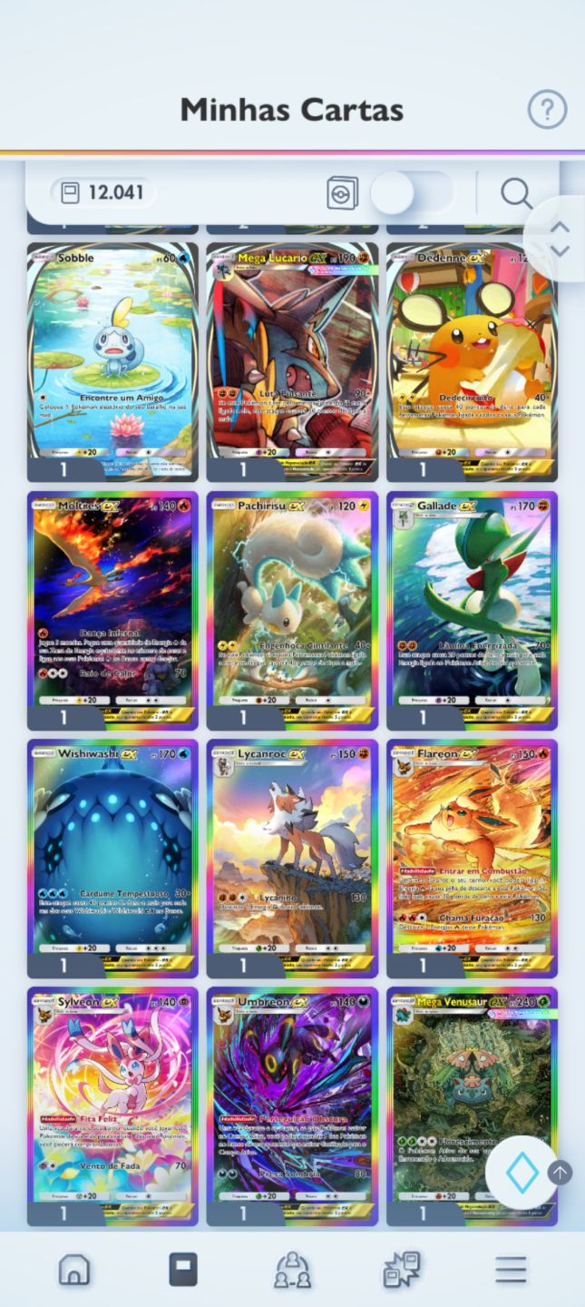 Conta Pokémon TCG Pocket NV 60 | 6 GOLDS (Charizard/Pikachu) + 30 ex Shiny!