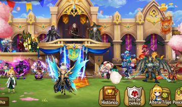 Conta de Summoners War , 4 Ld5 (Nephthys, Gurkha, Maya e Audrey) Desapego