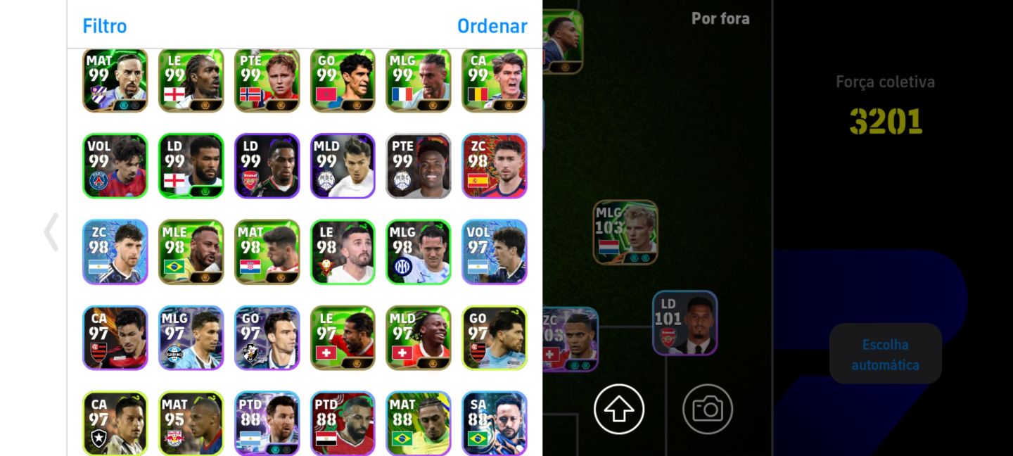 Conta eFootball Completa | Time 3201